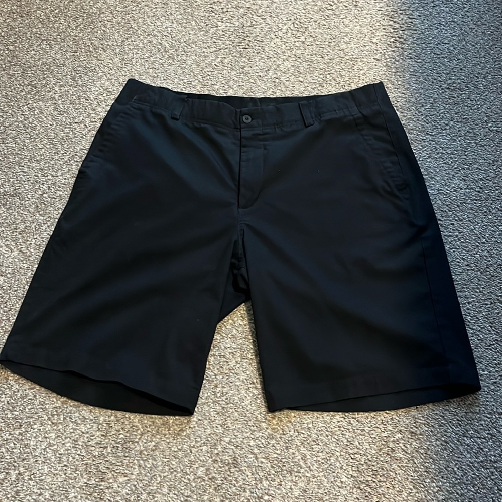Men’s black Nike shorts, size 36